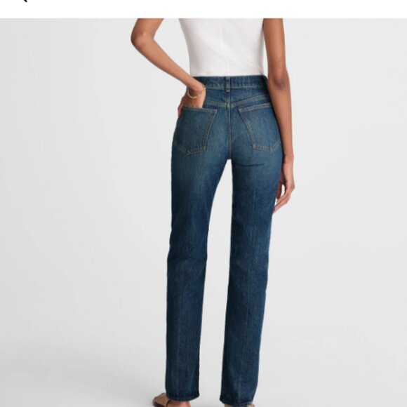 Madewell Longline Straight Jean – Greendale Wash (Size 27) - Picture 4 of 5
